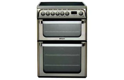 Hotpoint HUE61X Double Electric Cooker - Instal/Recycle.